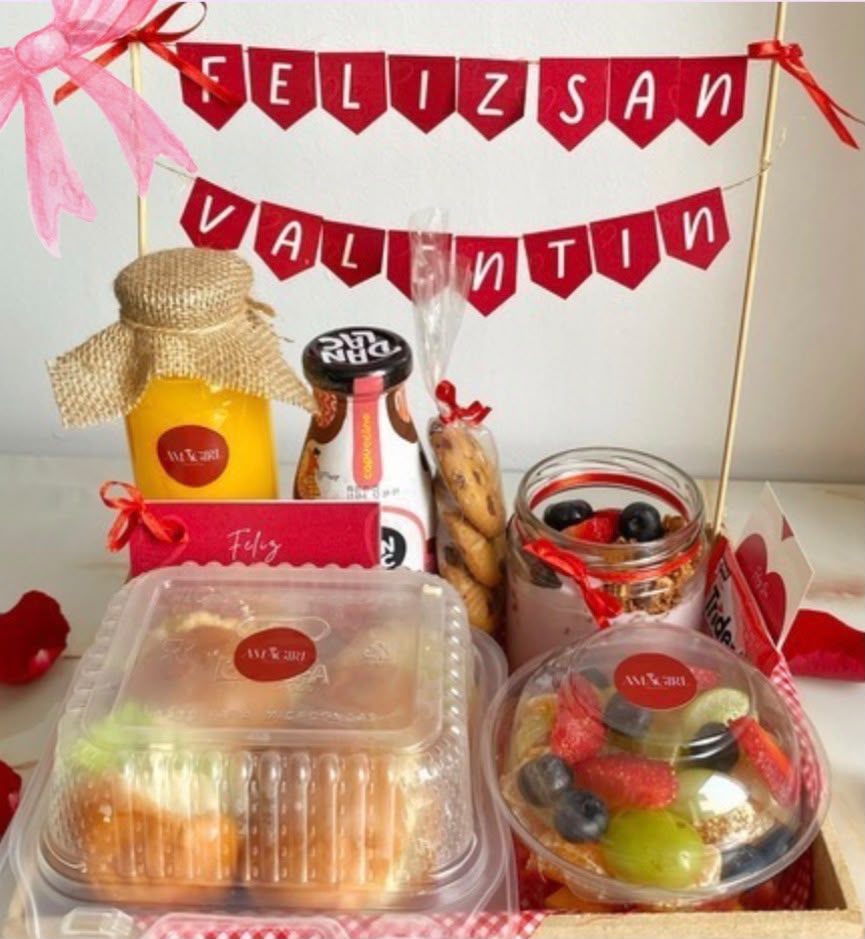Desayuno San Valentín – desayuno sorpresa a domicilio